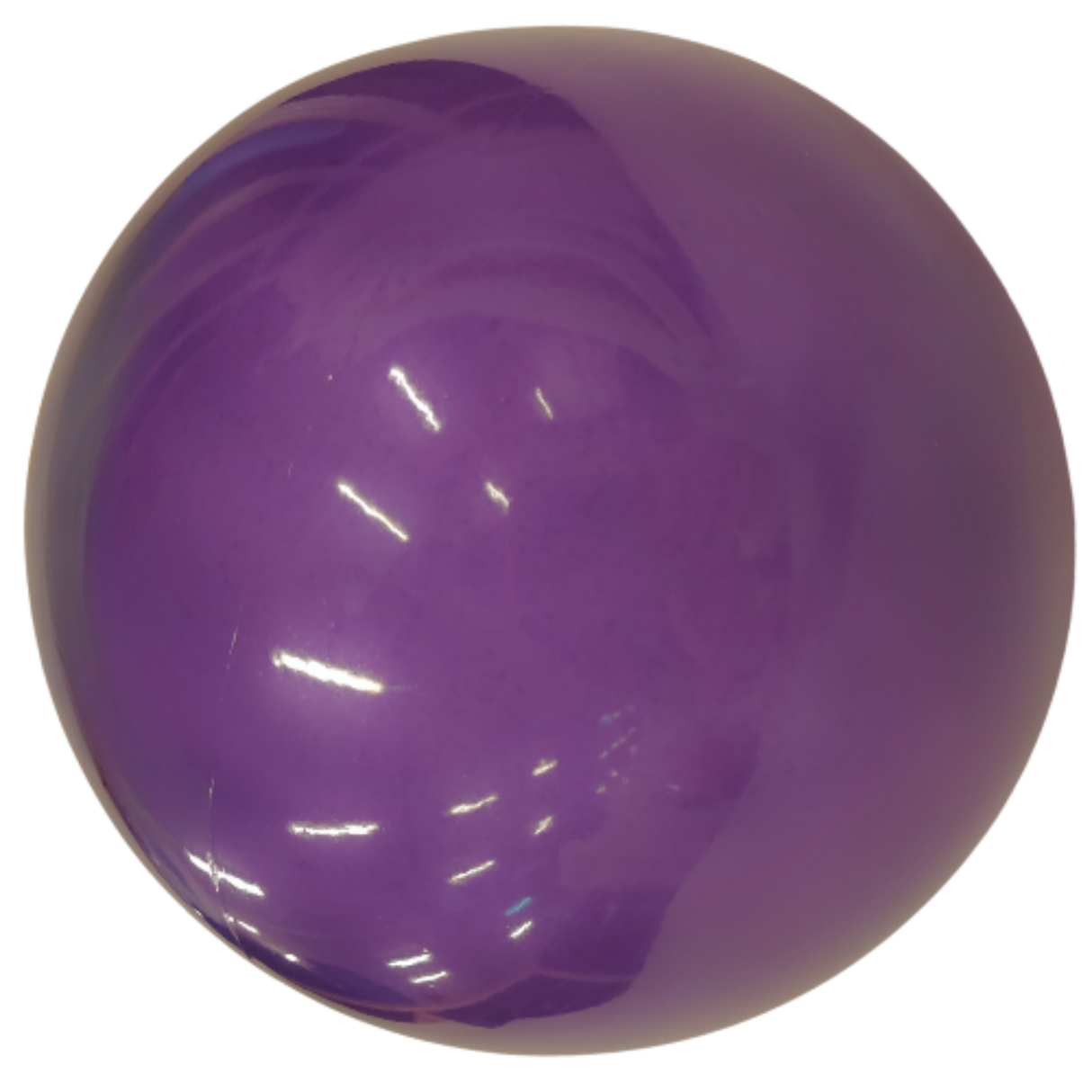 Amaya TRANSPARENT Ball Purple Ø19 cm