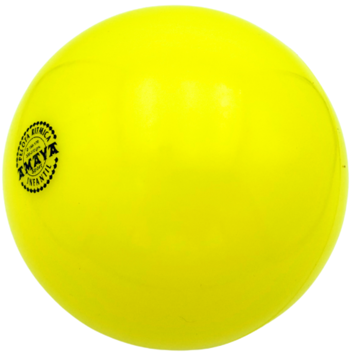 Amaya gymnastikbold CLASSIC Ø16 Fluor Yellow