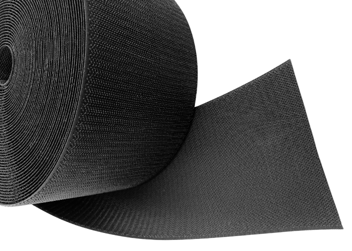 Velcro hook 10 cm sort