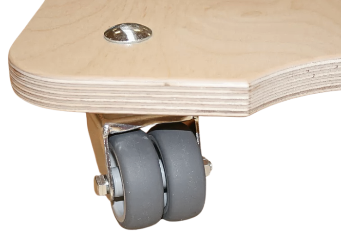 Sæt gang i leg og læring med dette ergonomisk designede rullebræt, der kombinerer sikkerhed, holdbarhed og udvikling. Med sikkerhedsgreb på kanterne undgås klemte fingre, selv under den vildeste leg. Designet inkluderer et praktisk hul til fastgørels