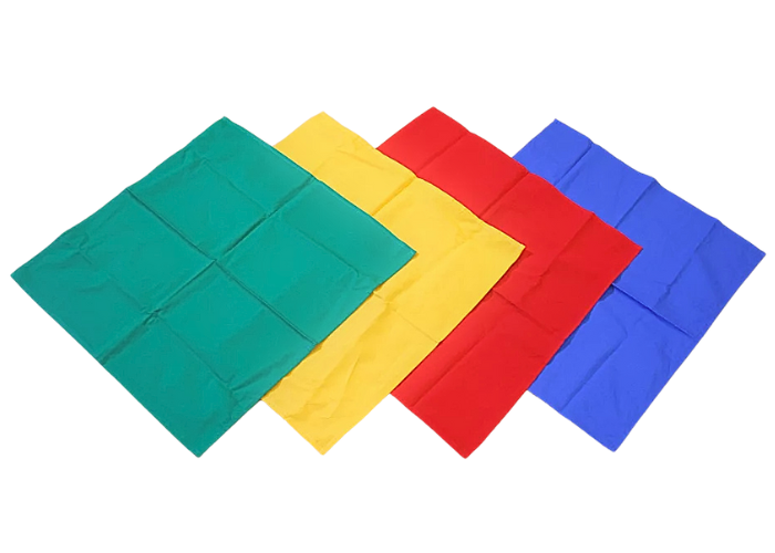 Rytmiktørklæder til børnegymnastik.
Lav sjove lege med musik og få gode effekter med rytmetørklæder i forskellige farver.
Det er sjovt med aktivitet og læring på samme tid.
Flotte skarpe farver.
Leg, læring og aktivitet.
Brug dem til motorik øvelse