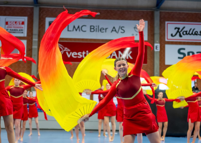 MALA Viftevimpel MULTICOLOR Yellow Orange Red