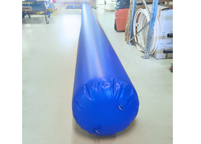 Oppustelig bande Ø60cm x 16 m.