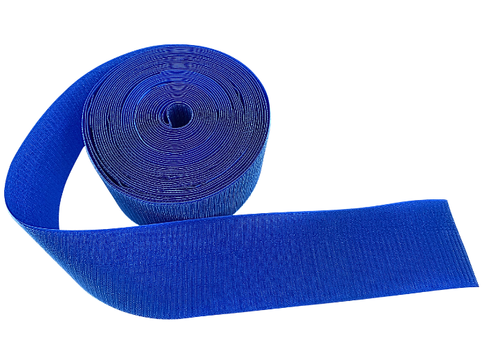 Velcro hook 10 cm mørk blå. Velcrobånd, burrebånd, hook & loop eller amerikansk lynlås, kært barn har mange navne, men vi ved alle hvad det er og kender til den smarte og praktiske brugsfunktion – det er perfekt til at holde ting sammen og holde dem