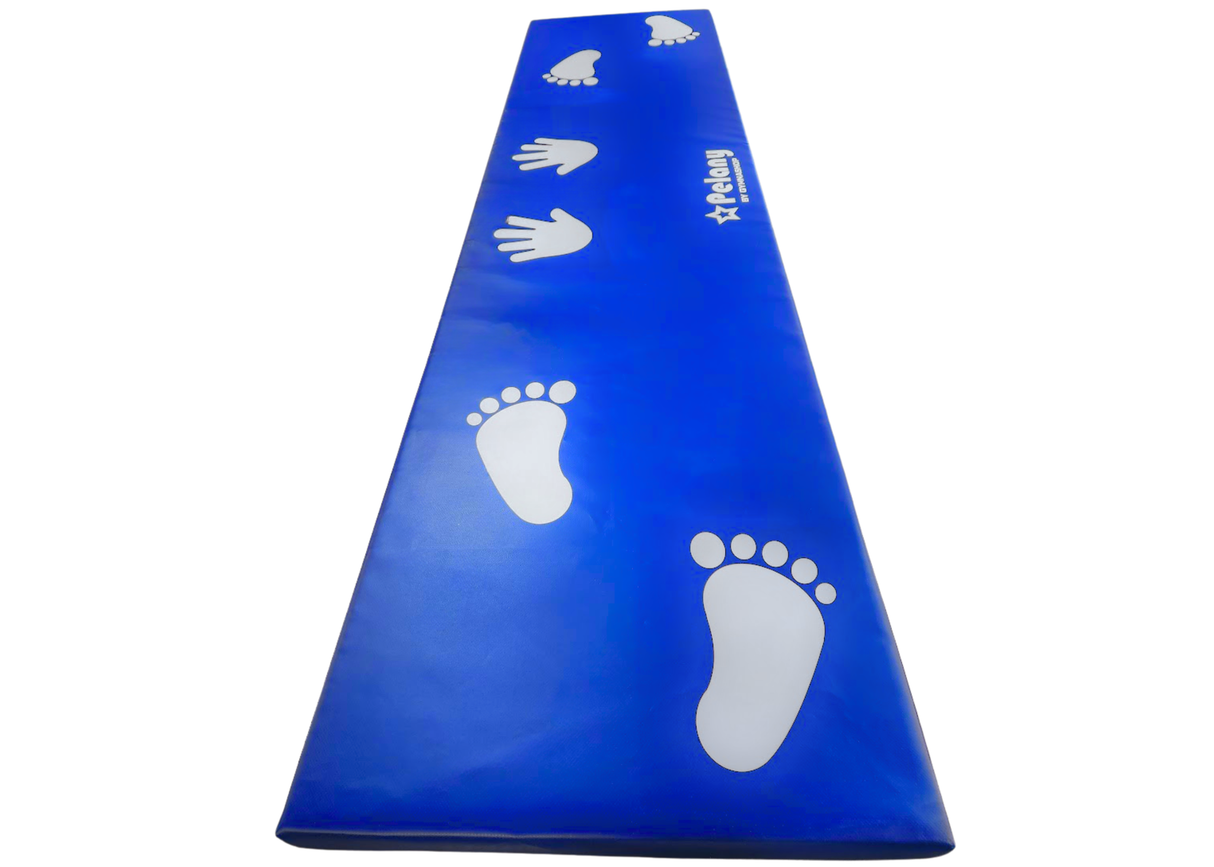 Vejrmølle måtte med hænder og fødder 3x50x200 cm