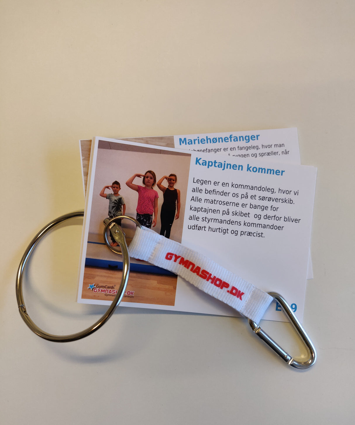 Opvarmning og leg 3 til 5 år 12 GymCards