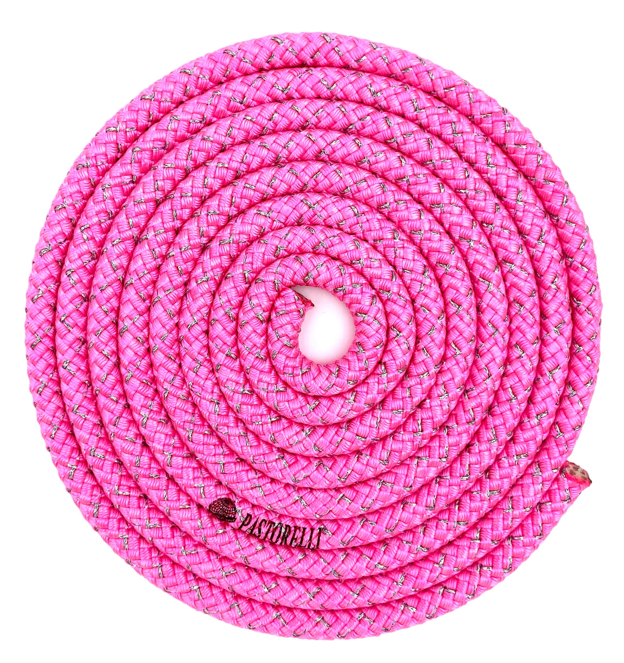 Sjippetov Pastorelli NEW ORLEANS, Fluo Pink/Sølv.
Pastorelli NEW ORLEANS sjippetov er af den bedste kvalitet og et foretrukkent mærke hos topgymnasterne indenfor rytmisk gymnastik.
FIG-godkendt til konkurrencer.
Længde 3 m.
Diameter 9 mm.
Sjippeto