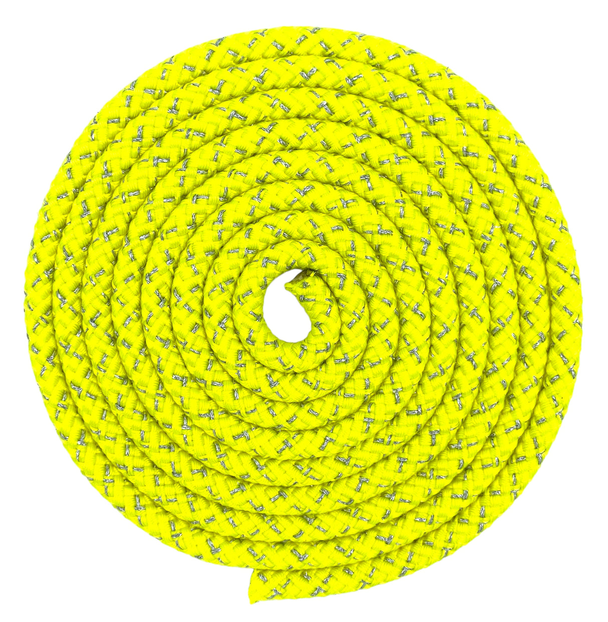 Sjippetov Pastorelli NEW ORLEANS, Fluo Gul/Sølv.
Pastorelli NEW ORLEANS sjippetov er af den bedste kvalitet og et foretrukkent mærke hos topgymnasterne indenfor rytmisk gymnastik.
FIG-godkendt til konkurrencer.
Længde 3 m.
Diameter 9 mm.
Sjippetov