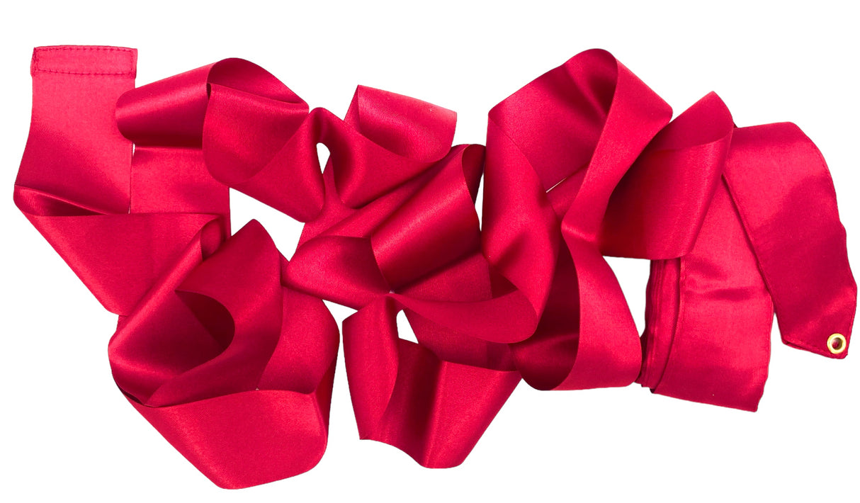 Amaya Vimpel til rytmisk gymnastik.
Amayas vimpel er det perfekte valg for rytmiske gymnaster, uanset om det er til træning eller opvisning.
Vimplerne er 6 meter lange og er lette nok til at bevæge sig elegant gennem luften, men har stadig tilstrækk