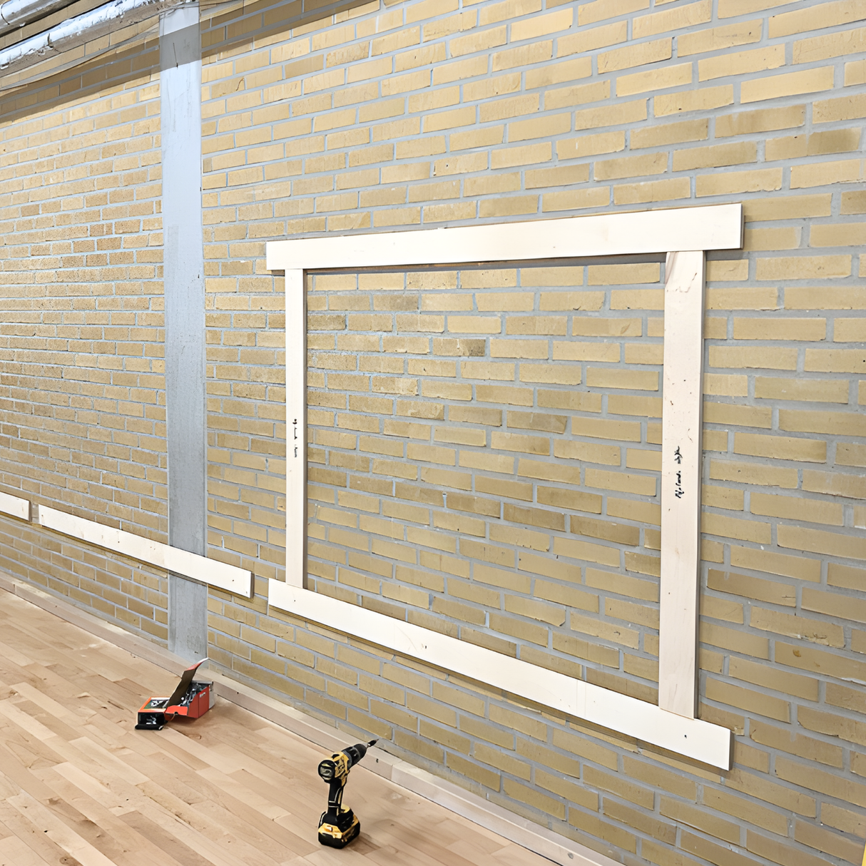 Plademonteret spejl B200xH160 cm