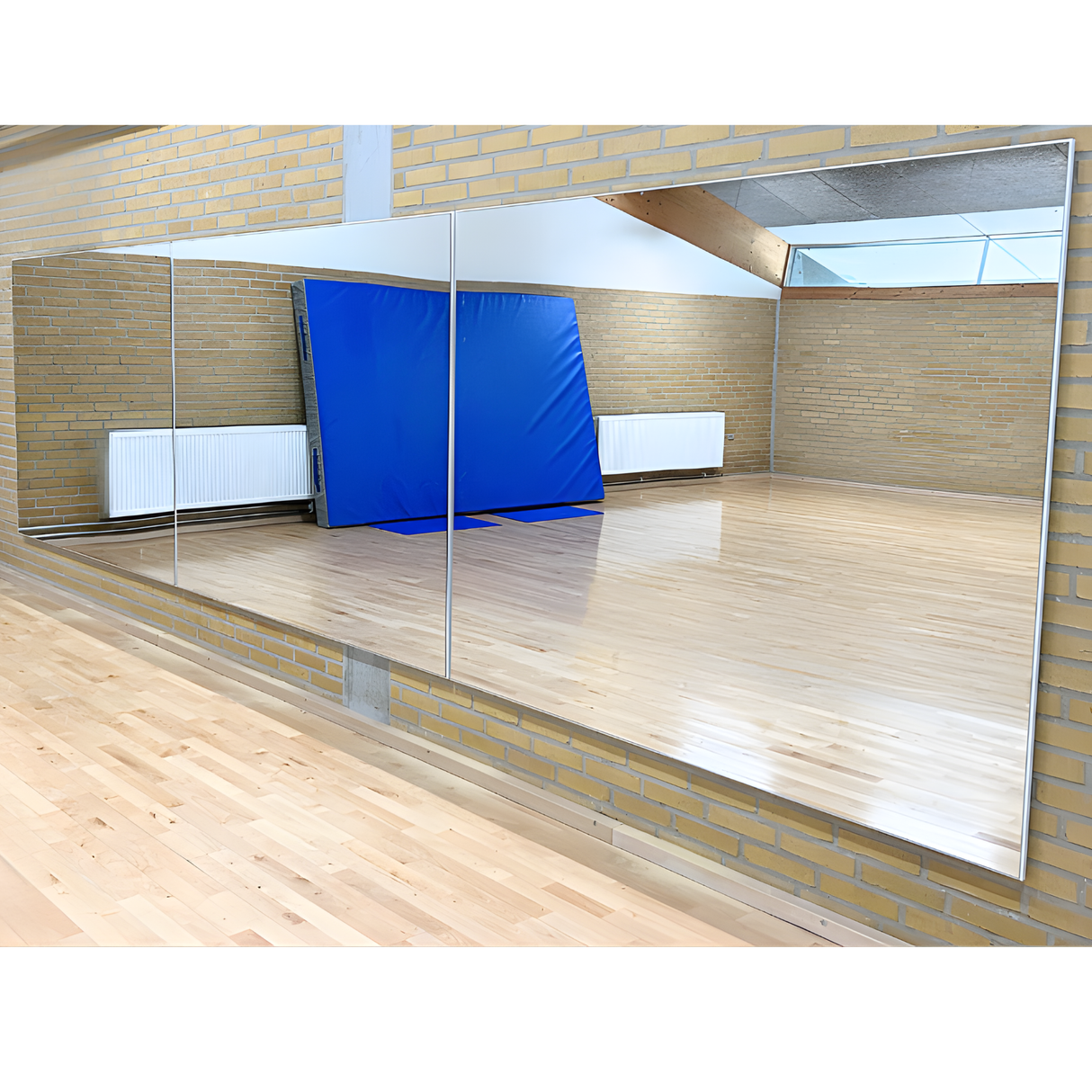 Plademonteret spejl B200xH160 cm