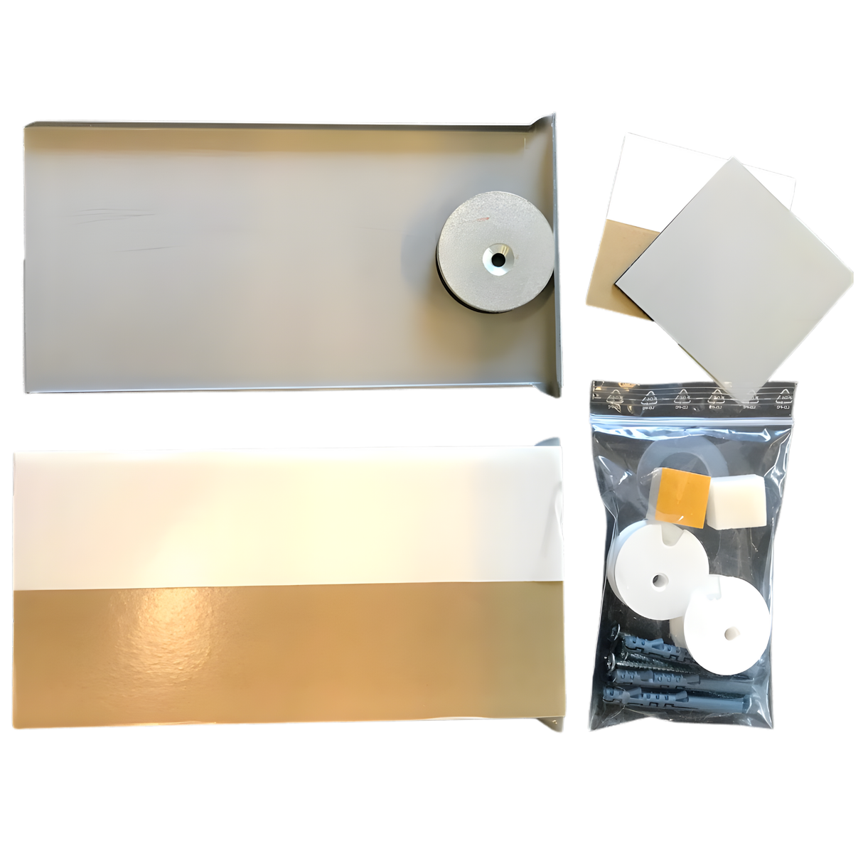 Skjult ophæng til spejle