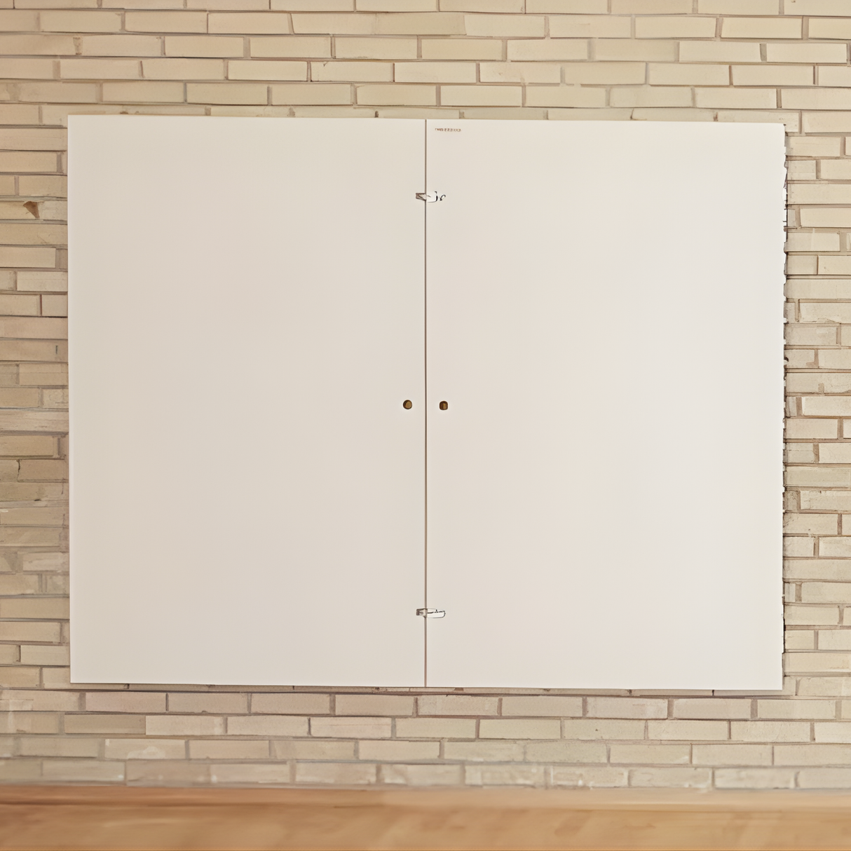 Væghængt spejlskab med sidespejle L400 cm