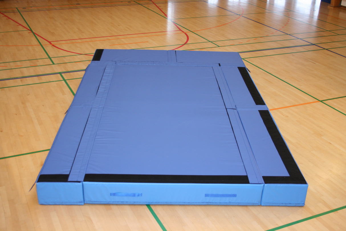 Nedspringsmåtte Kombi GYM L500 med side og endekasser