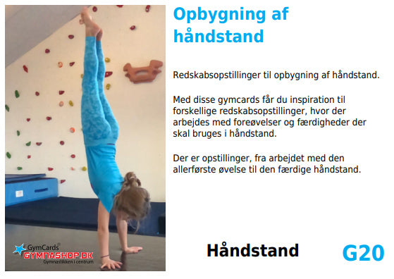 Håndstand 7 GymCards