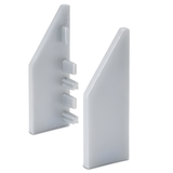 2 stk afslutningstykker til 6 mm. aluskinne