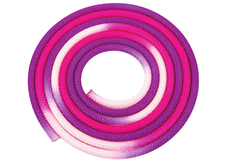 AMAYA Multicolor Rhythmic Gymnastics Ropes 34030101 Light Pink - Fluor Pink - Purple