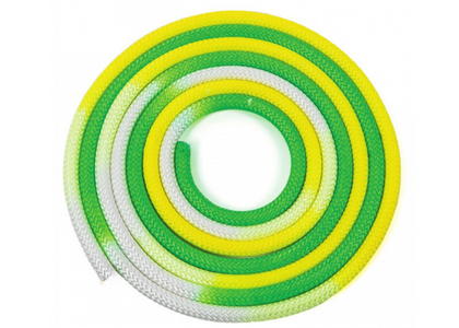 Amaya MULTICOLOR competition rope Yellow - Green - White