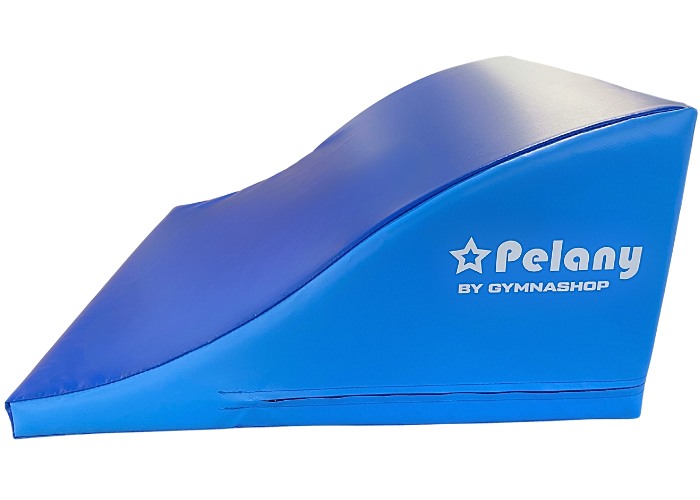 Bølgekile for både store og små. Perfekt til indøvelse af forlæns,  baglæns rulle og andre øvelser for udøvere.
Gør træningen til en leg
Brug kilen i forhindringsbane, dette giver en effektiv og sjov træningstime.

Udført i 700 g/m2. phthalatfri PVC 