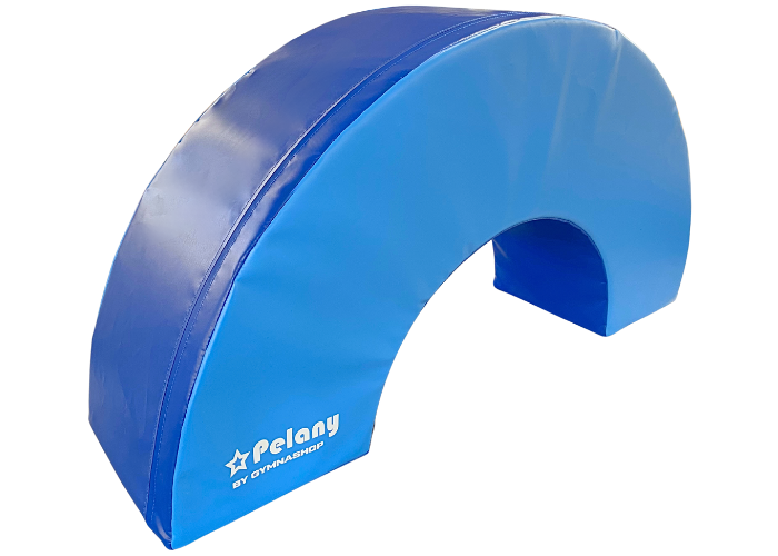 ½ cirkel med velcro. Rigtig gode og sjove til brug i børnehaven, gymnastik eller hjemme.
Lad børnene udfordre sig selv og på den måde lege øvelser og motorik ind. Kun fantasien sætter grænser :-)

Udført i 700 g/m2. phthalatfri PVC dug.
Kan aftørres 