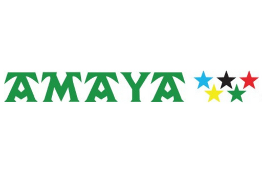 33027009 Amaya MULTICOLOR competition ribbon Blue-Pink-Yellow-Orange
