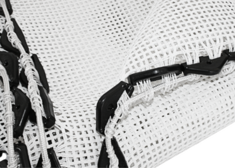 2 string minitrampolindug til 40 fjedre