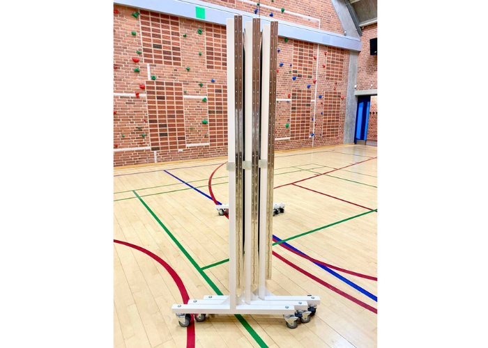 Mobil spejlvæg med sidespejle L300 cm