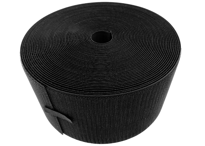 Velcro hook 10 cm sort