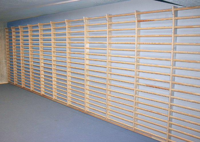 Ribbevæg 8 stk. ribber