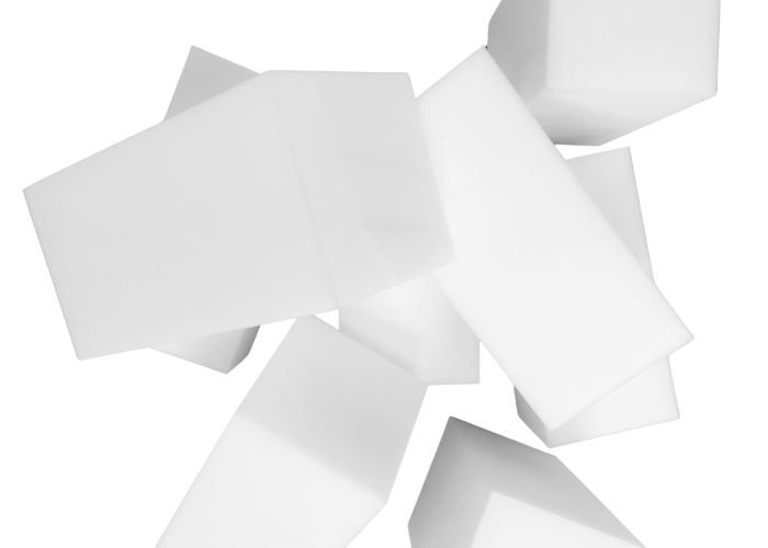 Skumklods med betræk til springgrav 20x20x40 cm.