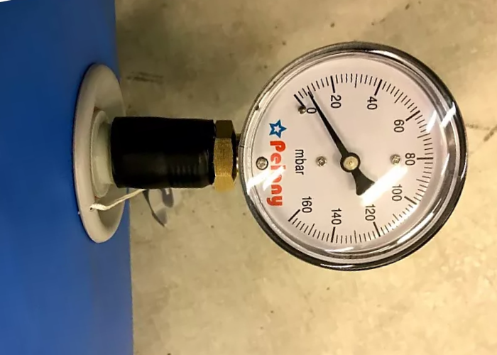 Analog manometer 0 til 160 mbar