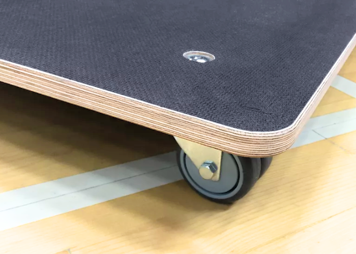 Redskabshund 110x250 cm.
Lav redskabshund til transport af alle typer redskaber.
Skridsikker top.
18 mm. trailerplade med afrundede hjørner.
6 stk. dobbelthjul.