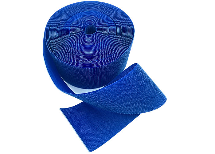 Velcro hook 10 cm mørk blå. Velcrobånd, burrebånd, hook & loop eller amerikansk lynlås, kært barn har mange navne, men vi ved alle hvad det er og kender til den smarte og praktiske brugsfunktion – det er perfekt til at holde ting sammen og holde dem 