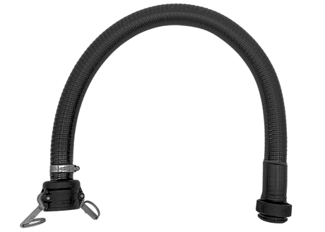 1.5 m luftslange OV10.40 til camlock 1 1/4 tomme.