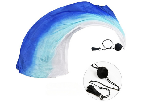 Boldvimpel fra Gymnashop.dk.
Unikt håndredskab til rytmisk gymnastik, som består af en snor med en bold i enden, samt et tørklæde fæstnet til bolden. Bolden giver tyngde til svingøvelser som visuelt forstærkes med tørklædet. Et smukt, elegant og effe