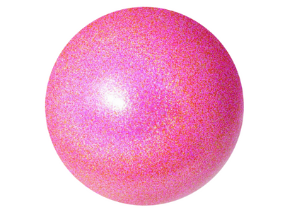 Amaya bold Ø19 cm Technorubber HOLOSCENT Selvlysende lyserød