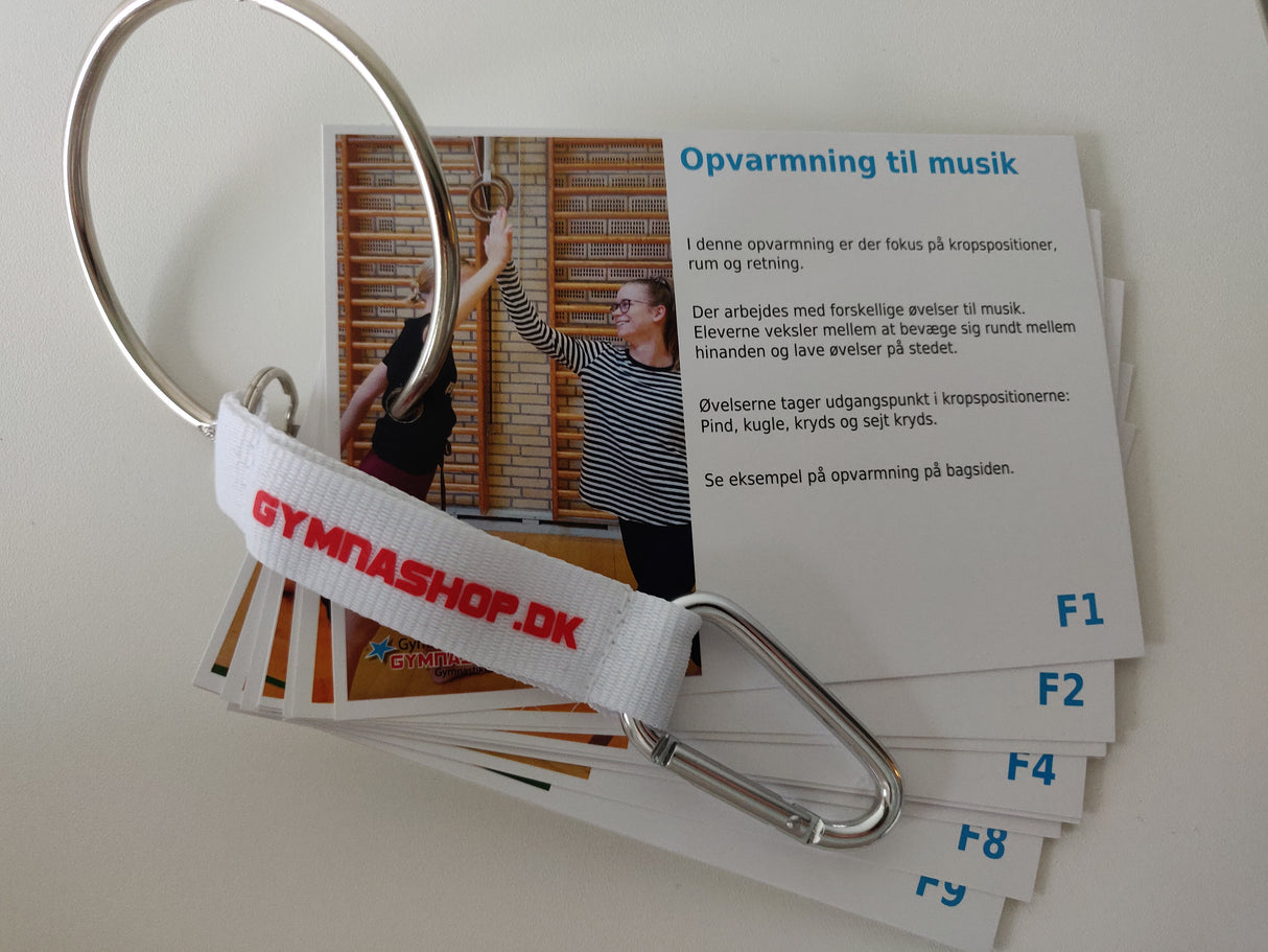 Opvarmning til musik 3 til 5 år 11 GymCards