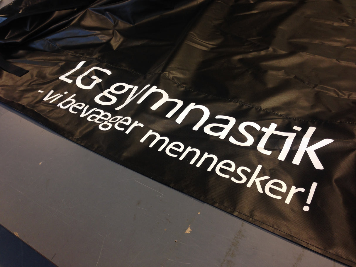 30 stk. logo i hvid folie