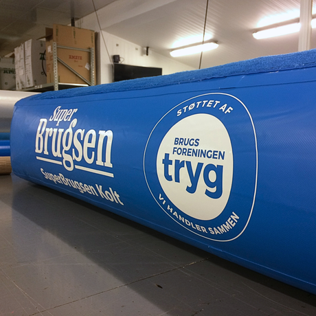 10 stk. logo i hvid folie