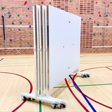 Mobil spejlvæg med sidespejle L400 cm