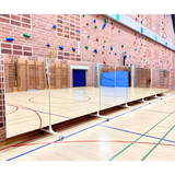 Mobil spejlvæg med sidespejle L400 cm