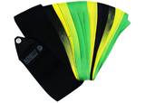 Pastorelli SHADED 6 m ribbon - Black Yellow Green 02861