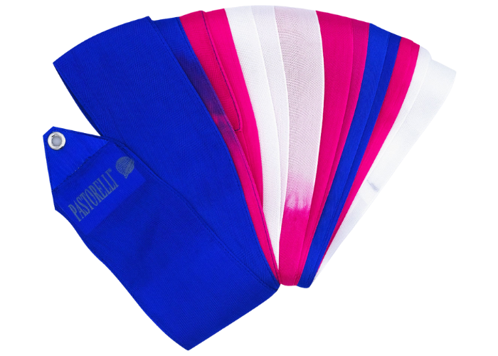 Pastorelli SHADED 6 m ribbon - Blue Magenta White 02864