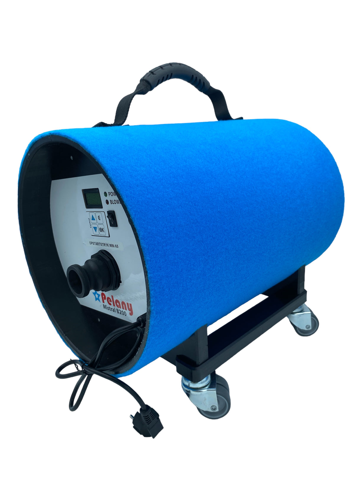 Hjulstel til Mistral B200 trykreguleringsblæser