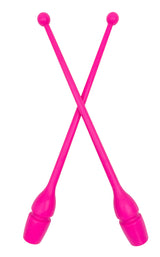 OKSANA Pastorelli connectable kølle 45,5 cm, Fluo Pink.  

Gymnastikkølle i høj kvalitet fra Pastorelli. Pastorelli er et italiensk firma som er kendt for at producere håndredskaber i absolut topkvalitet til rytmisk gymnastik. 
Gymnastikkøllen er lav