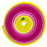 Sjippetov Pastorelli PATRASSO, Lyserød, Pink og Gul.
Ensfarvet sjippetov med god vægt og tyngde til rytmisk gymnastik, opvisning og konkurrence.
Dette produkt er F.I.G. godkendt og kan bruges til konkurrencer.
Nylontov på 315 cm.