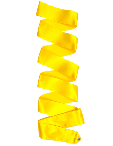 MALA vimpel, Gul.
MALA vimpler til rytmisk gymnastik fås i mange forskellige flotte, klare farver - Grøn, Hvid, Gul, Blå, Rød, Lyseblå, Pink, Orange, Lilla, Sort, Lyserød. 

Passer til alle aldersgrupper, da vimplen kan tilpasses til den ønskede læng