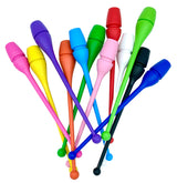 Køller til rytmisk gymnastik, træning, opvisning og konkurrence.
FIG-godkendt til konkurrence.

41 cm lang, hvilket passer til junior/ungdom og voksen.

Håndredskab som giver gymnasten træning i sving, kast, balance, koordination og kontrol. Derudove