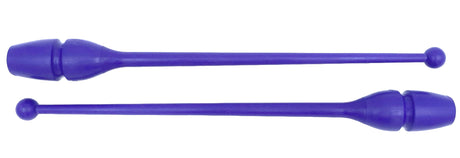 MASHA gymnastikkølle fra Pastorelli med både bounceeffekt og connectable.
Bounce betyder at køllen er lavet af gummi og derfor kan stødes mod gulvet og springe tilbage.
Connectable betyder at køllerne kan også sættes sammen i forlængelse af hinanden.