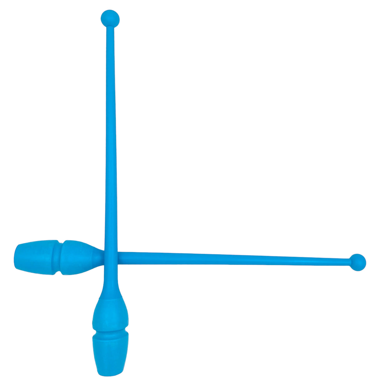 MASHA gymnastikkølle fra Pastorelli med både bounceeffekt og connectable.
Bounce betyder at køllen er lavet af gummi og derfor kan stødes mod gulvet og springe tilbage.
Connectable betyder at køllerne kan også sættes sammen i forlængelse af hinanden.